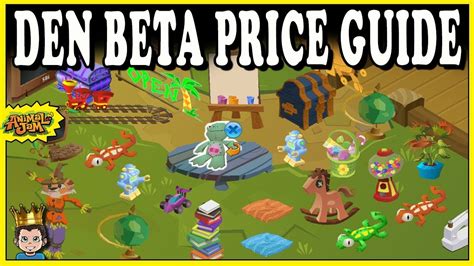 animal jam den beta value